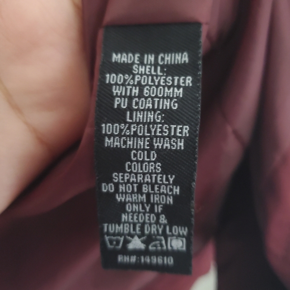 Forever Flower Maroon Hooded Utility Jacket - Picture 6 of 6